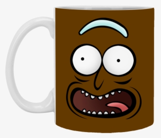 Rickz Pickles Funny Face Emoji Rick Mug Cup Gift, HD Png Download, Transparent PNG