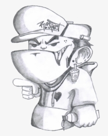 Gangsta Drawing Gangster Transparent Png Clipart Free, Png Download, Transparent PNG