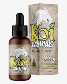 Tincture Of Koi Naturals Lemon-lime Flavored 2000mg, HD Png Download, Transparent PNG