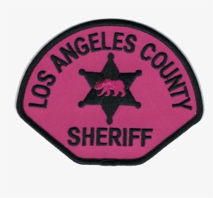 Los Angeles County Sheriff Pink Patch 2018, HD Png Download, Transparent PNG