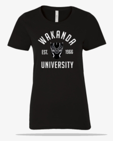 Wakanda University Ladies Tee, HD Png Download, Transparent PNG