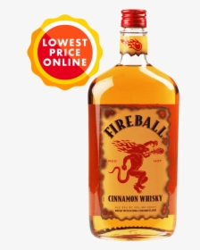 Fireball 750ml Fireball Canadian Whisky 700ml, HD Png Download, Transparent PNG