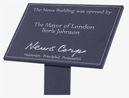 Boris Johnson Plaque, HD Png Download, Transparent PNG