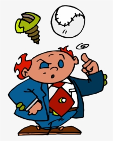 Cartoon Person Thinking, HD Png Download, Transparent PNG