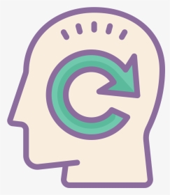 This Icon Is In The Shape Of A Person S Head, HD Png Download, Transparent PNG