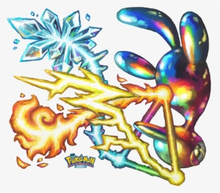 Porygon2 Used Tri Attack By Cortoony, HD Png Download, Transparent PNG