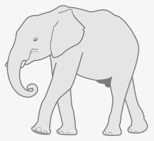 Elephant Clipart Transparent Big Pencil And In Background, HD Png Download, Transparent PNG