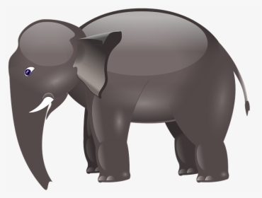 Indian Elephant African Elephant Elephants Cartoon, HD Png Download, Transparent PNG