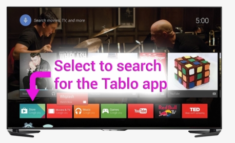 Find Download Tablo App Android Tv Smart Tv, HD Png Download, Transparent PNG