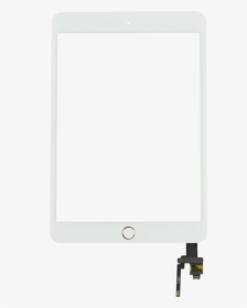Ipad Mini 3 White/gold Touch Screen With Home Button, HD Png Download, Transparent PNG