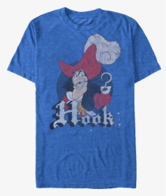 Peter Pan Captain Hook T-shirt, HD Png Download, Transparent PNG
