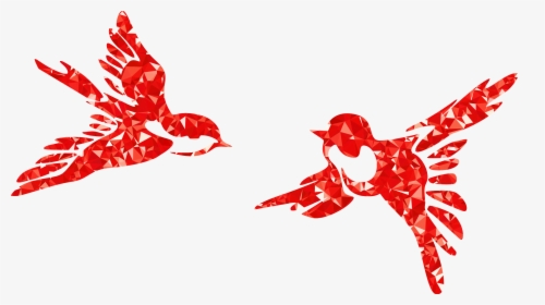 This Free Icons Png Design Of Ruby Stylized Birds Silhouette, Transparent Png, Transparent PNG