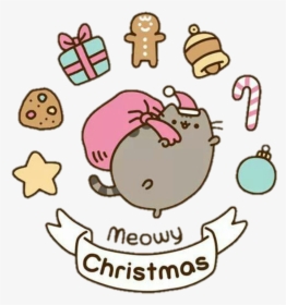 Pusheen Cat Drawing Easy Christmas , Png Download, Transparent Png, Transparent PNG