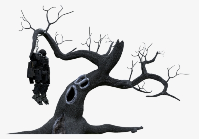 Spooky Tree With Hanging Mech, HD Png Download, Transparent PNG