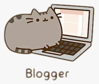Pusheen Blogger Laptop Pusheencat, HD Png Download, Transparent PNG