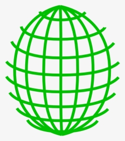Green Globe Outline Clipart , Png Download, Transparent Png, Transparent PNG