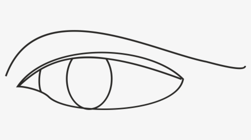 Eye Line Drawing Icons Png, Transparent Png, Transparent PNG