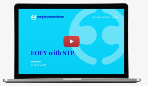 Image Of The Eofy Webinar On Macbook, HD Png Download, Transparent PNG