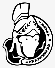 Ottawa Senators Logo Black And White, HD Png Download, Transparent PNG