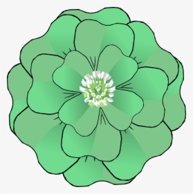 Free Clipart Of A St Patricks Day Green Four Leaf Clover, HD Png Download, Transparent PNG