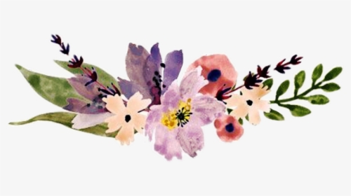 #border #flowers #divider #watercolor, HD Png Download, Transparent PNG