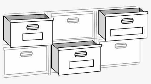 File Cabinet, Filing Cabinets, Office Furniture, HD Png Download, Transparent PNG
