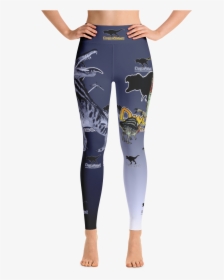 Dino Ammo Spinosaurus Blue Yoga Leggings, HD Png Download, Transparent PNG