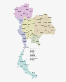 Map Th Provinces By Geographic, HD Png Download, Transparent PNG