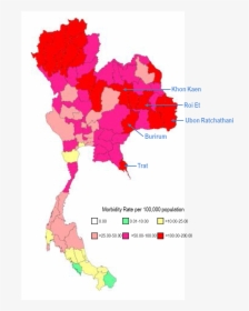 Transparent Thailand Map Png, Png Download, Transparent PNG