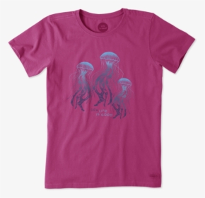 Women S Jellyfish Crusher Tee, HD Png Download, Transparent PNG