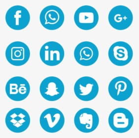 White Facebook Icon Blue, HD Png Download, Transparent PNG