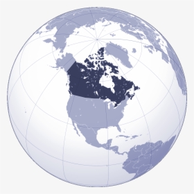 Where Is Canada Located Large Map, HD Png Download, Transparent PNG