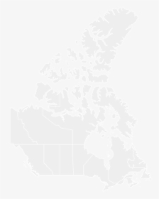 Color Blank Map Of Canada With Statistics, HD Png Download, Transparent PNG