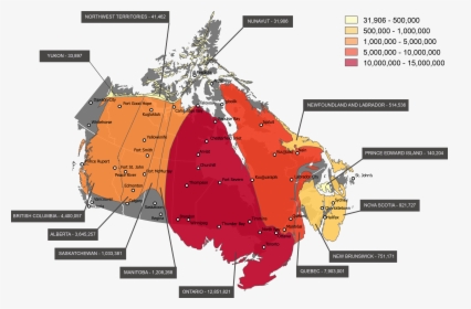 Transparent Canada Map Png, Png Download, Transparent PNG