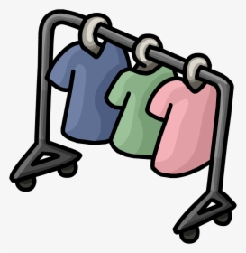Clothing Clipart Clothing Rack, HD Png Download, Transparent PNG