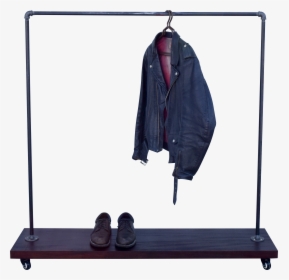 Industrial Pipe Clothing Garment Rack By Diy Cartel, HD Png Download, Transparent PNG