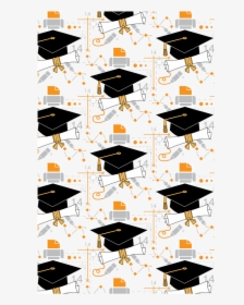Graphic Designer Graduation Invitation Pattern On Behance, HD Png Download, Transparent PNG