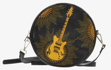 Tribal Sun Guitar By Artformdesigns Round Sling Bag, HD Png Download, Transparent PNG