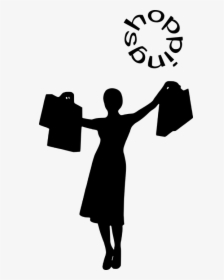 Woman, Shopping, Fashion, Silhouette, Brand, Market, HD Png Download, Transparent PNG