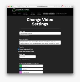 Video Settings Are A Breeze To Change, Too, HD Png Download, Transparent PNG