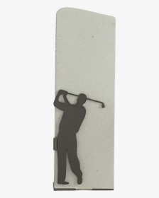 Metal Silver Trophy Golf Silhouette, HD Png Download, Transparent PNG