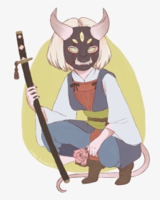 Oni Mask Png, Transparent Png, Transparent PNG