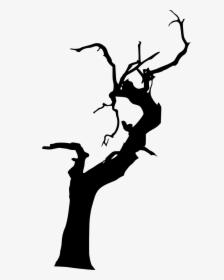Dead Tree Silhouette Png, Transparent Png, Transparent PNG