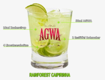 Rainforest Caipirinha Cocktail, HD Png Download, Transparent PNG