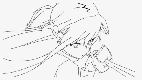 Sword Clipart Line Drawing, HD Png Download, Transparent PNG