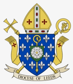 Diocese Of Leeds Coat Of Arms April 2017 With Alpha, HD Png Download, Transparent PNG