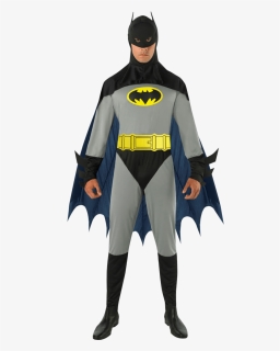 The Batman Classic Adult Fancy Dress Costume, HD Png Download, Transparent PNG