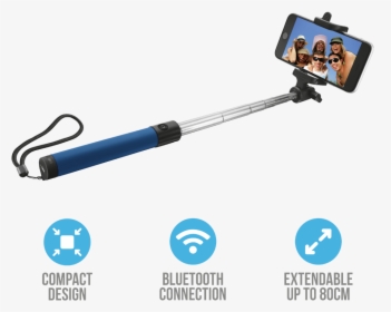 Bluetooth Foldable Selfie Stick, HD Png Download, Transparent PNG