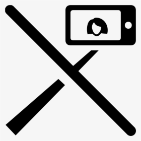 No Selfie Stick Icon, HD Png Download, Transparent PNG
