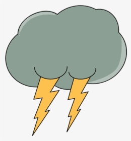Lightning Clipart Info Cloud With Free Transparent, HD Png Download, Transparent PNG